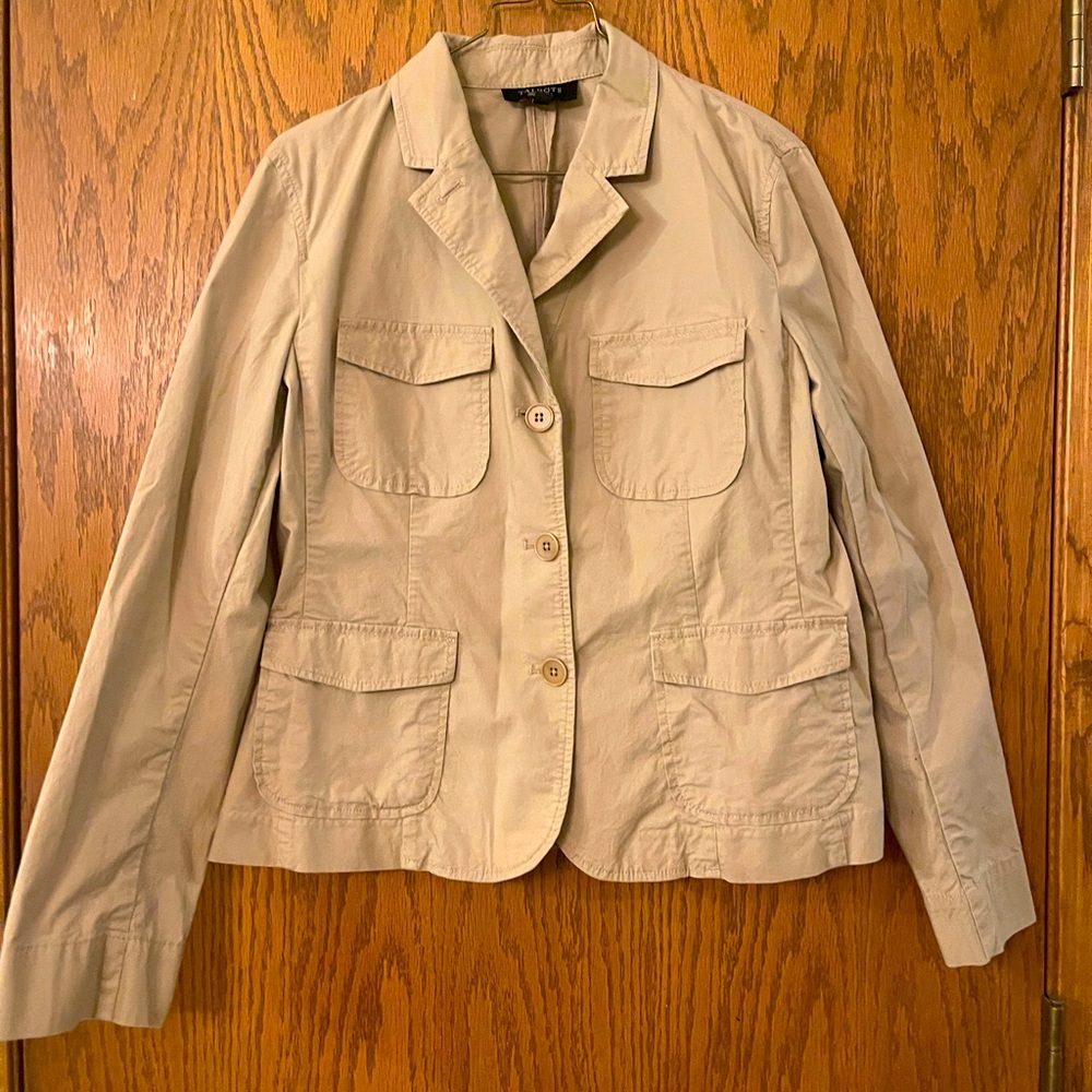 Talbots Neutral Jacket - Size 12